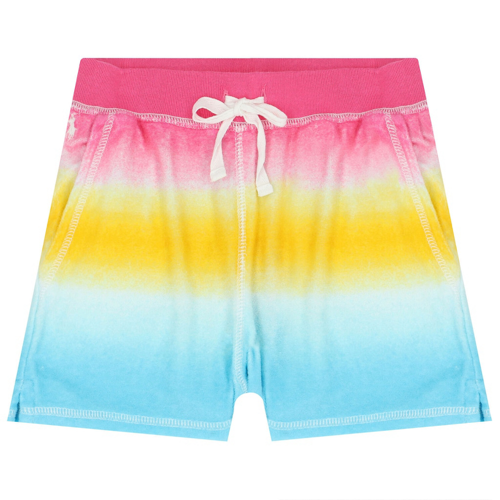 NWT Polo Ralph Lauren Girl's Ombre Terry Shorts Tie Dye $35 - Size 5